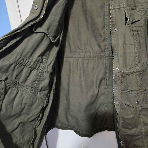 Torrid Olive and Gray Utility Jacket - Picture 5 of 7
